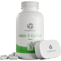 롱라이프뉴트리 인돌 3 카비놀 400mg 에스트로겐 120채식캡슐, 1개
