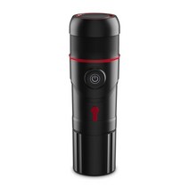 휴대용캡슐커피머신 자동차 용 휴대용 커피 머신 DC12V 에스프레소 메이커 넥프레소 돌체 포드 캡슐 여행, 01 Black red