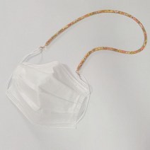 네이처뮤지엄 esa 꽃다발공예 초등미술 만들기부채 명함꽂이만들기 슬라임물풀 방과후미술재료, 핸드메이드 분실방지 마스크 지킴이 스트랩 목걸이, E플라워