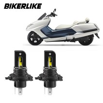 야마하 막삼 오토바이 LED 전조등 12V H4헤드램프 2면 헤드라이트 바이크, BLT 12v H4 오토바이LED 2면 블랙