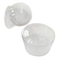 여민 PVC원통 포장용기 플라스틱통, 1개, 01) 7.5cm x 3cm