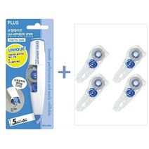 플러스 수정테이프 1개 + 리필 4개 WH-605 1P WH-605R 4P