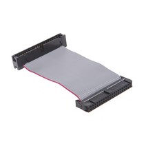 IDE Extension Cable- 40pin 남성에서 여성 리본 L = 3.71 인치 회색 케이블, 검은색