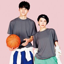 [당일발송]기능성 쿨론 반팔티셔츠 S-4XL 운동복 빅사이즈 헬스 운동 요가 글리머