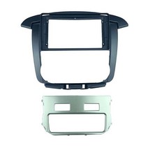 TOYOTA Innova 2011-2014 용 2 Din 9 인치 자동차 라디오 페시아 패널 대시 보드 프레임 설치 DVD Gps Mp5, 01 U0020 Auto AC