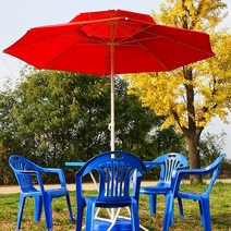 2층 패션 파라솔(230cm) (받침대 불포함), 없음