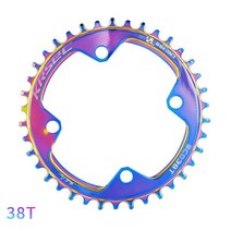 픽시크랭크 구동계 고정기어 싱글체인 픽시 튜닝 36T, 단일사이즈, 38T 디스크/104mmBCD