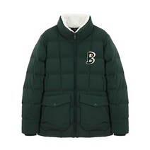 장미쉘 바스키아 바스키아 브루클린 B 퀼팅 하이-넥 구스다운 점퍼