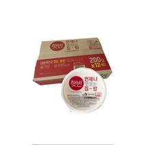 CJ제일제당 햇반 백미밥 200g 12개