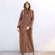 호텔 목욕 가운 롱 후드 커플 골프장 샤워 여자 이케아 남자 원피스 찜질방 여성 실내 용 주니어 극세사 복 치마 잠옷, XL(160-200) 커피 소녀, E