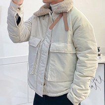 (리티오) 스탠드 카라 페이크양털 숏패딩 D 2652