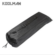 KOOLMAN(쿨맨) 백패킹 발포 캠핑매트 싱글 (1인용), 수납파우치 - 블랙 1개