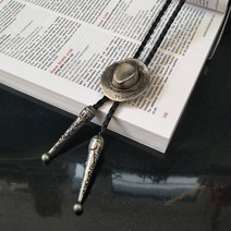 끈 선물 줄 복고 팬던트 캐주얼 가죽 루프타이 정장 원석 로프