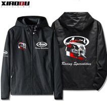 ARAI 아라이 오토바이 바람막이 모터사이틀 바이크 점퍼 레이싱 자켓 점퍼 방풍 경량 윈드자켓, 블랙 5