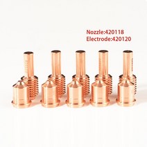 용접 노즐 플라즈마 절단기 소모품 420118 전극 420120, 50 Pcs, Electrode 420120, 50 Pcs+Electrode 420120