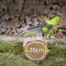 휴대용전기톱 미니 컷소 초경량 충전 전동 체인 톱, 브러시리스 6인치 (강력추천)