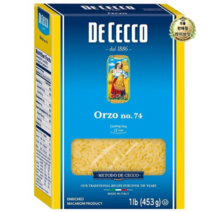 라이브잇 Dececco 오르조 NO.74 파스타, 3개, 453g