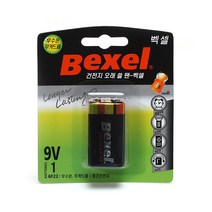 벡셀 9V 사각 망간건전지/캠핌장홍보용 문구점판매