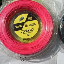 테니스스트링머신 테니스 볼머신기 댐프너 연습기 리턴볼 볼카트 머신기 포구기 TAAN 스트링 스핀 폴리에스터 10 앵글 하드 라인 라켓 200M 빅 뱅거 TS5850 120mm 1, 3.분홍색