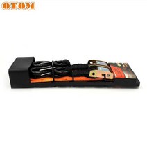 OTOM-범용 다운 고정 스트랩 2 개 텐션 로프 퀵 릴리스 버클 모터크로스 견인 KTM 혼다 야마하용, 체코, Orange