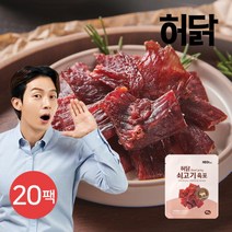 [허닭] 쇠고기 육포 오리지널 15g 20팩, 1세트