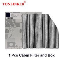 TONLINKER 캐빈 필터 메르세데스 벤츠 GLC 쿠페 C253 2016 2017 2018 2019 2020 2021 2022 250 300 220d AM, 02 Car Filter B