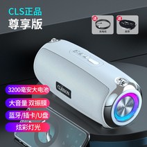 usb 스피커 바 무선 사운드 라디오 미니 휴대용, 정부표준배치, 듀얼스피커+듀얼 진동판+충격 저음+3200밀리암페어셀】
