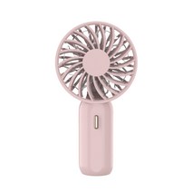 비켄 포터블 미니 핸드 헬드 팬 USB 휴대용 선풍기, Pink, F16