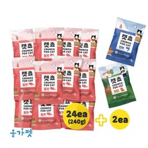 네츄럴코어 고양이간식 캣쵸 대용량 240g+20g, 1세트, 참치