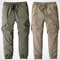 비브레이커스 남성용(28-36) 밴딩 스판 카고 조거팬츠 JN335 3컬러