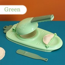 가정용 제빵 발효기 만두 금형 프레스 수동 스킨 롤링 반죽 기계 국수 가정용 베이킹 과자, 03 Green