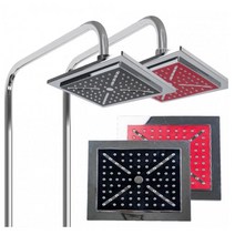 표준 규격 호환 사각 해바라기 샤워기 헤드 아파트 욕실수전, 헤드 사각 레드