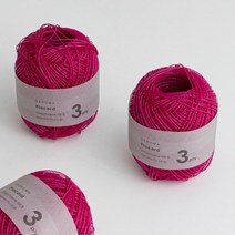 [DARUMA] 다루마 플라코드 3ply(Placord 3ply) 40g, 12 루비