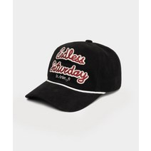 SATUR 레트로 보야지 로고 볼캡 리조트 블랙 Retro Voyage Logo Ball Cap Resort Black YE