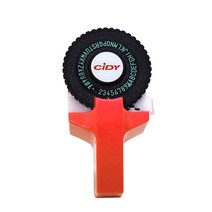 휴대용 라벨링 마킹기 3D 엠보싱 타자기 기계 미니 수동 라벨러 9mm 테이프 문자 및 숫자 인쇄 손쉽게, 5.Red Typewriter