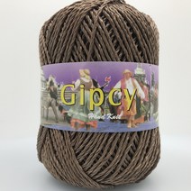 짚시실 집시실 Gipcy 털실 뜨개실 가방실 소품 1PACK판매(같은색상4볼) 해나뜨개실, 209 연밤