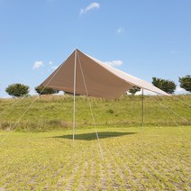 자니캠핑450D 면 타프 감성캠핑 렉타 헥사 옥타 그늘막 쉘터, 옥타570x680cm, 비너10개입(컬러랜덤)+미니랜턴1개