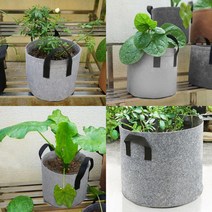 SC 부직포 화분 2P세트 35X30CM 그레이 부직포화분 집안화분