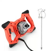 혜퉁 고출력 고성능 전동 드릴 공구 교반기 콘크리트 믹서기 드라이버 시멘트, 2680W 믹서 60cm 스테인리스 스틸 스크류