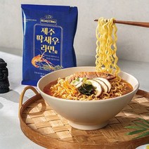 제철진미 한올레 제주 딱새우라면 봉지면 115g, 5개
