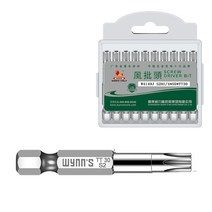 10pcs Torx 헤드 드라이버 비트 세트 스틸 자기 보안 탬퍼 교장 드라이버 키트 키트 도구 헥스 생크 도구, TT30