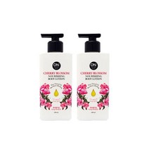 온더바디 체리블라썸 바디로션 400ml 2개, 온더바디 체리블라썸 바디로션 4