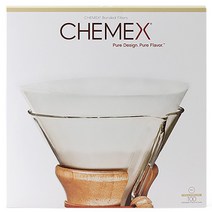 Chemex 원형 화이트 필터 FP-1 (6~13컵용), 단품