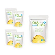 이치비야 동결건조 과일칩 파인애플(15g) 5개입, 1세트, 동결건조 과일칩 파인애플 4+1