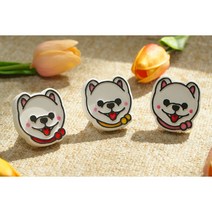 곰돌이포메 석고방향제, 차량용O, 코튼블로썸