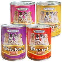 헬로도기 강아지 대용량 캔사료 습식사료 400g 개밥, 소고기
