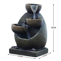 거실 인공폭포 실내 미니분수대 분수 야외 책상 침실 선 폭포 농가 마당 안뜰 오피스, d
