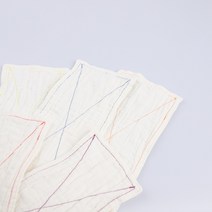 [제로웨이스트] 뻬르끌로 소창 손수건 단품(4겹) 7장