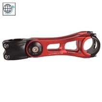 자전거 핸들 핸들바 높이조절 각도조절 스템 손잡이, 다크레드31.8*145mm