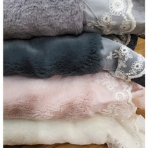 극세사 양면레이스담요(국내산)